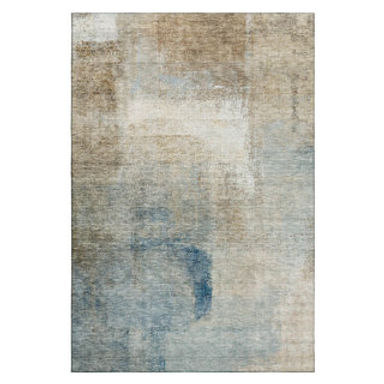 Luxury Washable Trevi TV5 Taupe 9' x 12' Rug