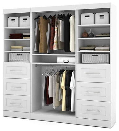 Bestar Pur By Bestar 86 Storage Kit, White