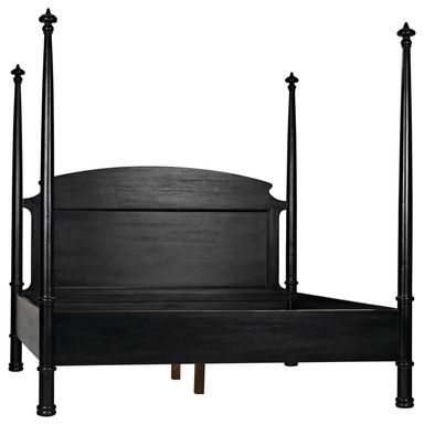 Douglas Bed, Eastern King, Hand Rubbed Black