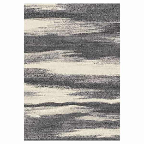 Gloucester Grey & Ivory Windswept Runner At Home Rugs, Nylon