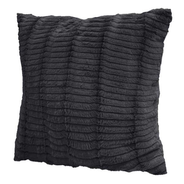 Black Lash Throw Pillow, 24", Polyester, sold by At Home
