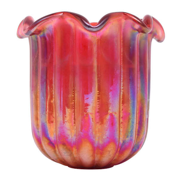 Maraschino Cherry Scented Tulip Candle, 5Oz, Red, Wax, sold by At Home