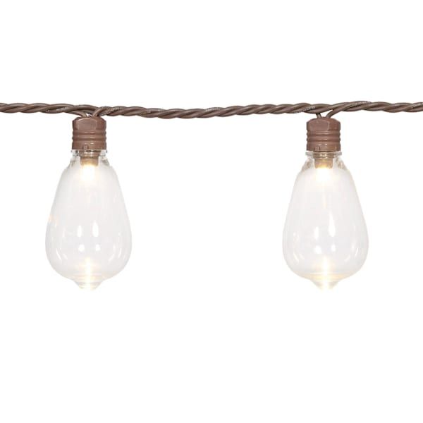 58Ft Led 30-Count G40 Globe String Light With Brown Wire, Plastic, sold by At Home