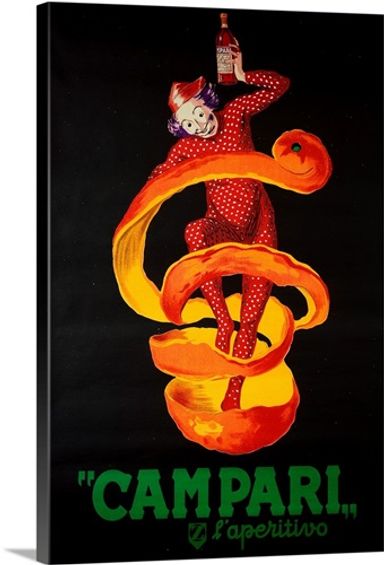 Campari 1 Stretched Canvas Print