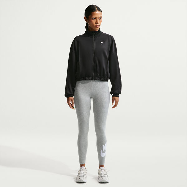 Women's Nike Sportswear Classics High-Waisted Graphic Leggings in Grey | DV7791-063