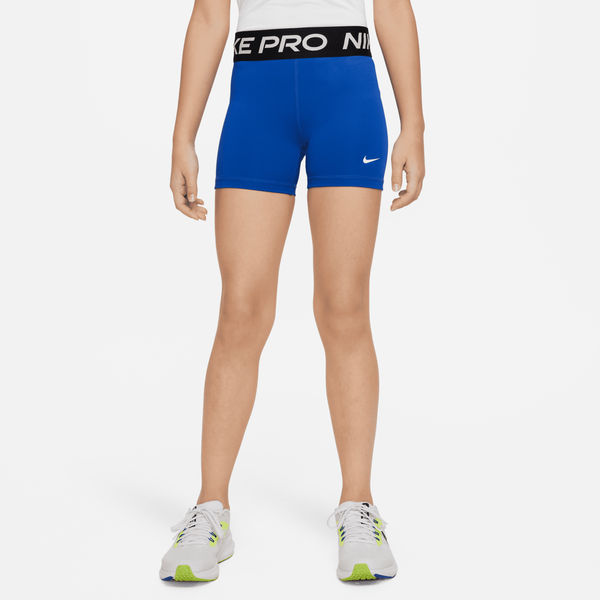 Women's Nike Pro Girls' Shorts in Blue | DA1033-480