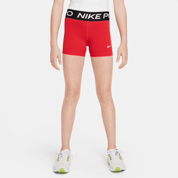 Women's Nike Pro Girls' Shorts in Red | DA1033-657