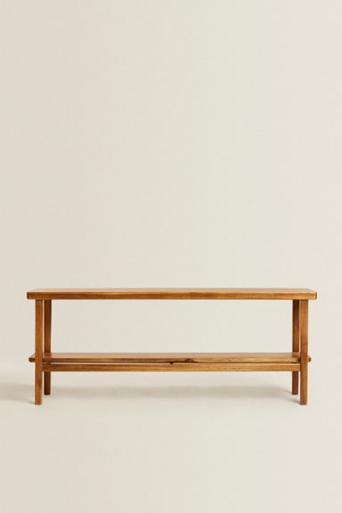ACACIA WOOD DOUBLE BENCH