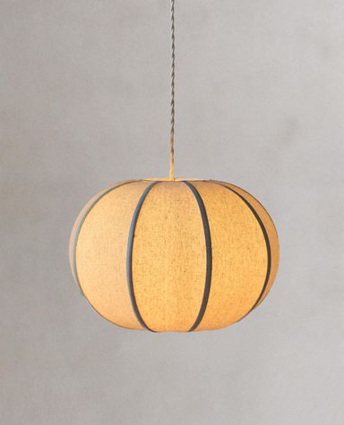 SMALL LINEN PENDANT LAMP