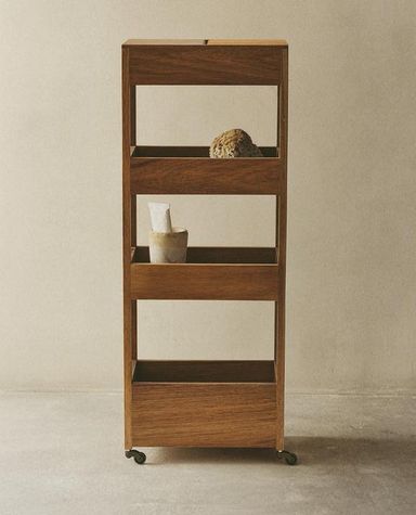 STORAGE UNIT WITH WHEELS | Zara Home United Kingdom