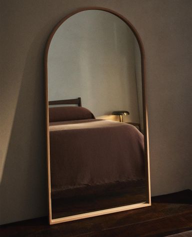 LARGE HANGING FULL-LENGTH WINDOW MIRROR