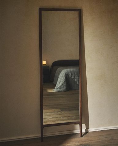 LARGE WOODEN MIRROR | Zara Home Canada