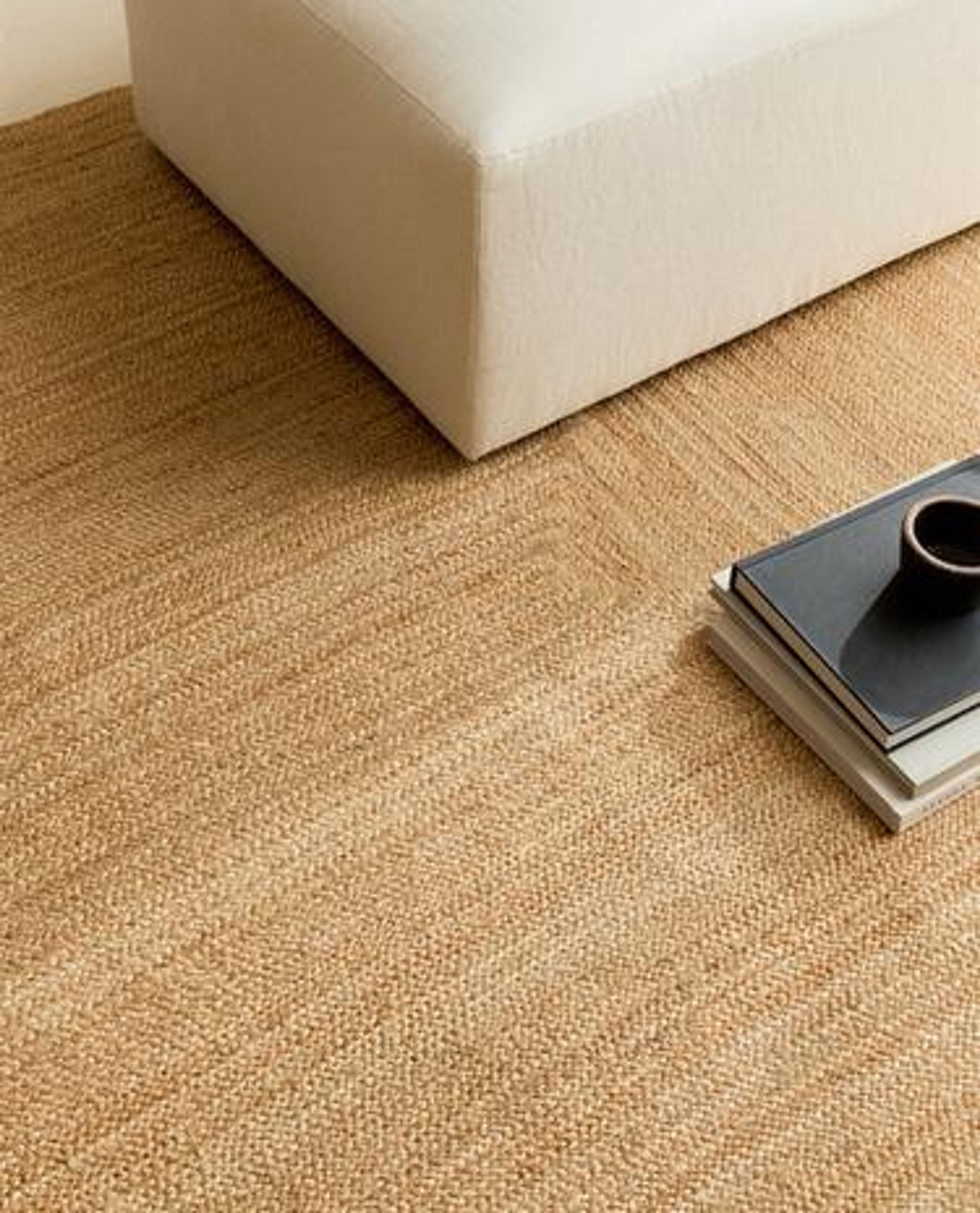 Tapete Fibra Natural con Flecos Decorativos Zara Home