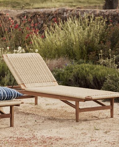 TEAK OUTDOOR LOUNGER | Zara Home United States of America
