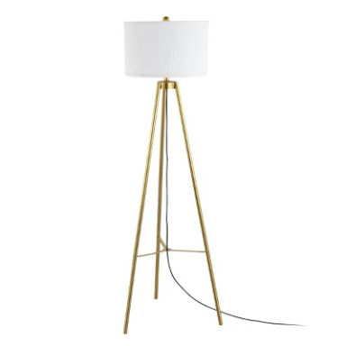 Falco 61.5" Floor Lamp - FLL4118 - Gold - Safavieh