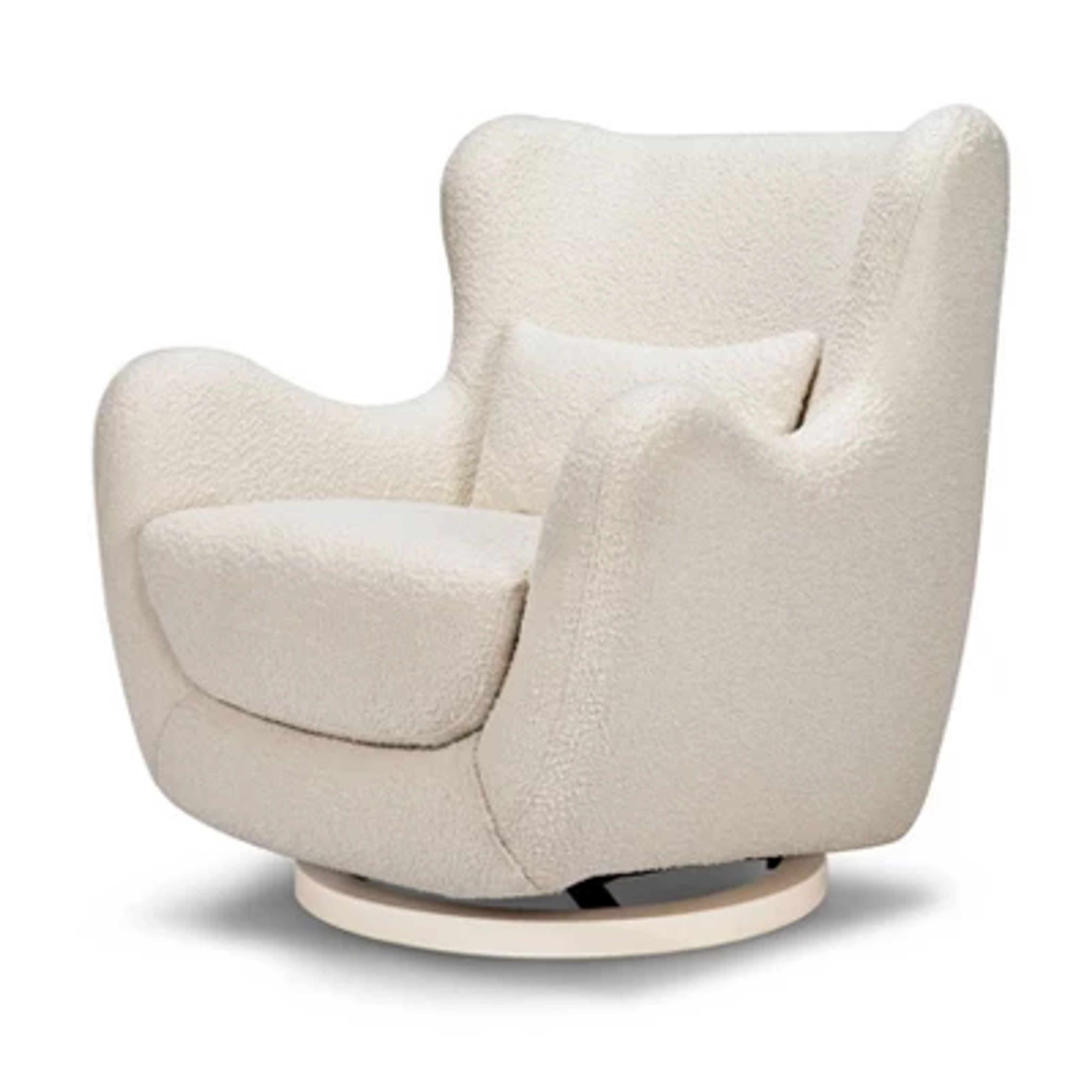 Nursery Works Solstice Swivel Glider - Ivory Boucle
