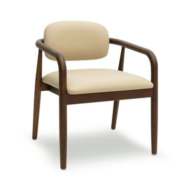 Betsy Taupe Contract-Grade Vegan Leather Dining Chair
 | TOV Furniture