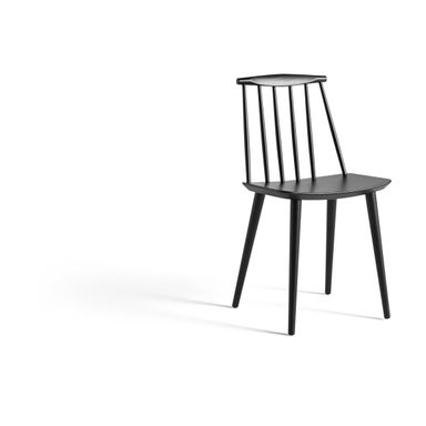 Chaise noire en bois de hêtre J77 - HAY