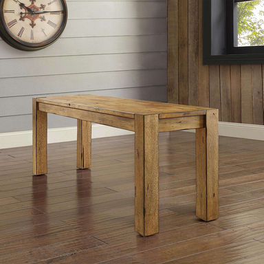 Bryant 48in Maple Brown Dining Bench | Whalen Furniture