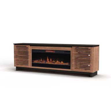 Legends Furniture - Bridgevine Home 86 in. Bourbon Brown Finish Solid Wood TV stand (TVs up to 100 in.) - GC5410.BNB