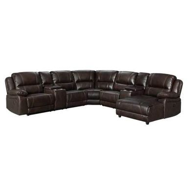 Brenham Brown 4-Piece Reclining Sectional | American Freight