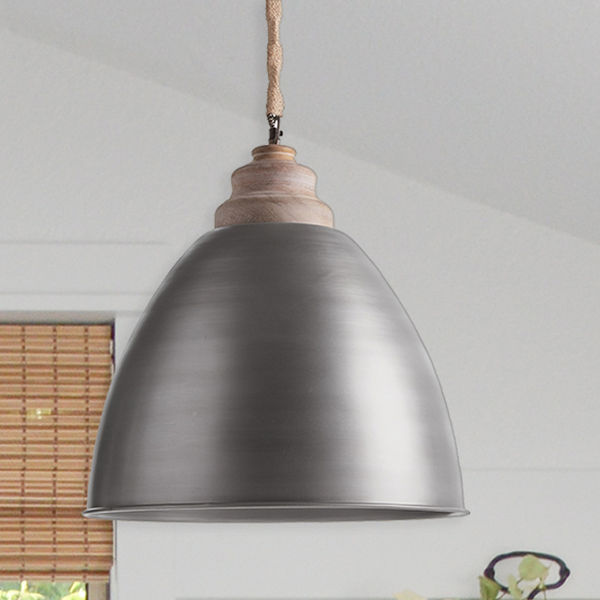Matte Metal Dome Pendant
