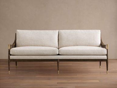 Fisher Cane Back Sofa