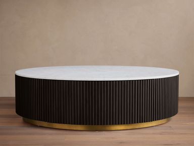 Finnley Round Storage Coffee Table