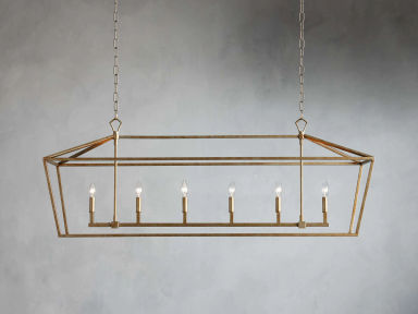 Garnet Rectangular Chandelier