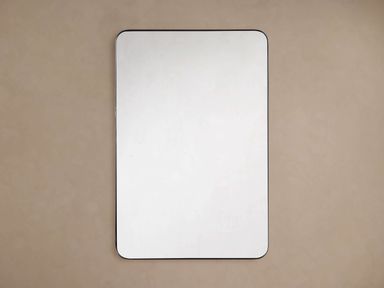 Fulham Wall Mirror in Black