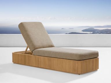 Beaumont Outdoor Teak Chaise