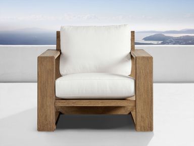 Canyon Outdoor Teak Lounge Chair