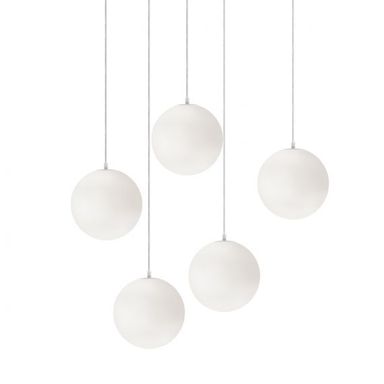 Gro�es Kugel-Pendelleuchten Set f�r Treppenhaus, Galerie, hohen Raum