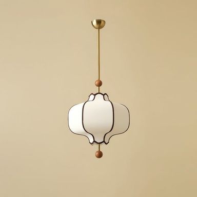 Vintage Textured Fabric Pendant Light HL570