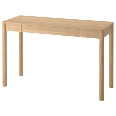 TONSTAD Desk - oak veneer 120x47 cm