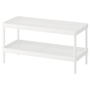 MACKAPÄR Shoe rack - white 78x32x40 cm