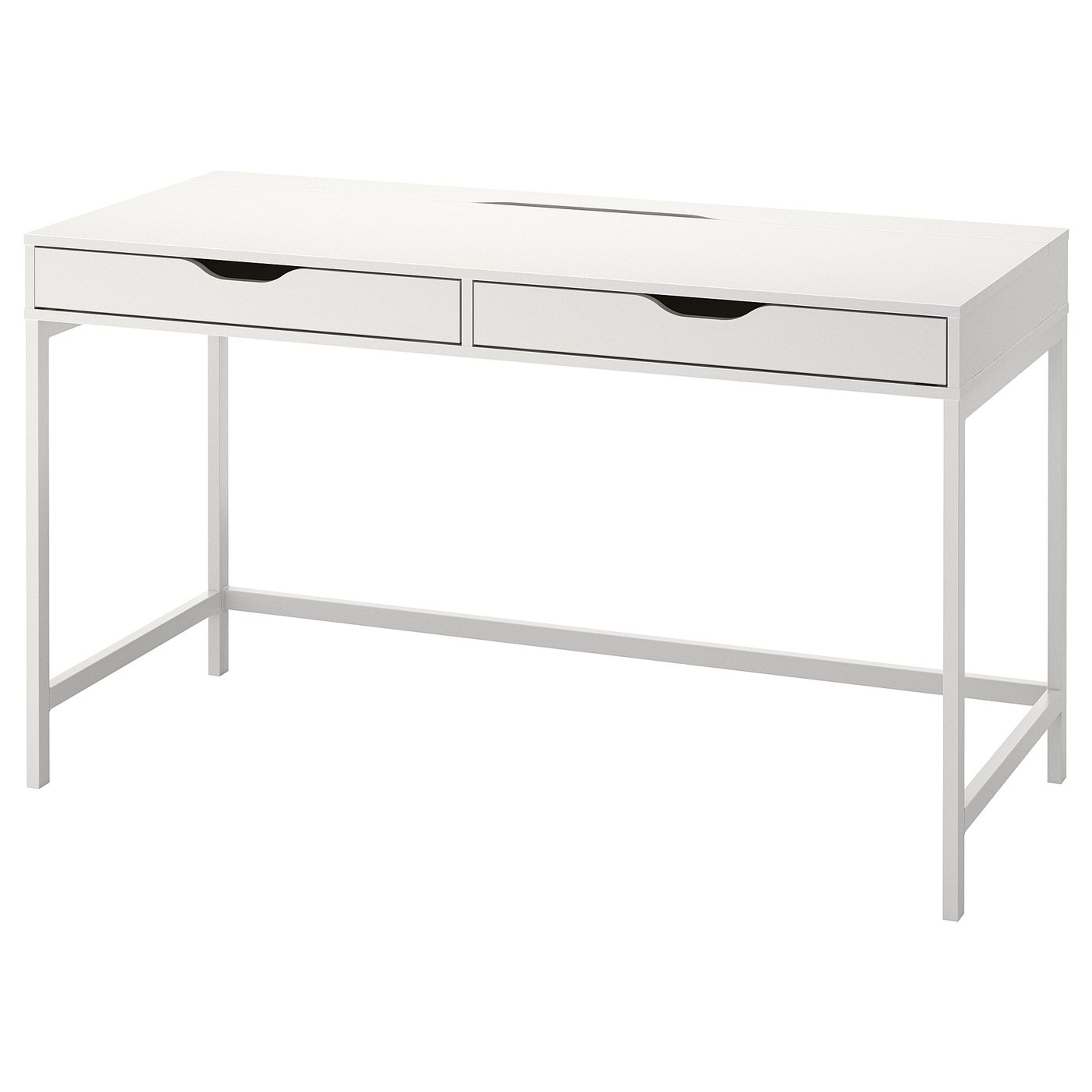 IKEA ALEX White Desk 52x22.875" - Modern Home Office Setup