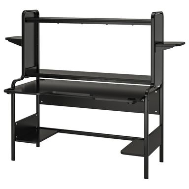 FREDDE Gaming desk - black 55 1/8/72 7/8x29 1/8x57 1/2 "