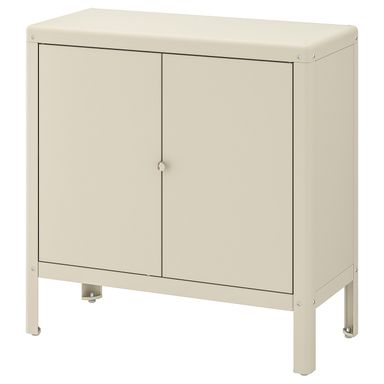KOLBJÖRN Cabinet, indoor/outdoor - beige 31 1/2x31 7/8 "