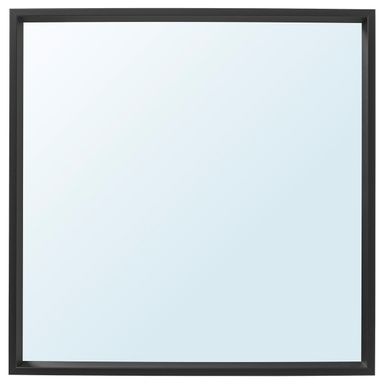 NISSEDAL Mirror - black 25 5/8x25 5/8 "