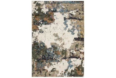 7&#x27;8&quot;x11&#x27;3&quot; Nylon Rug | Easton Desert Sands Ivory | Rectangle | Abstract | Indoor | Low Pile