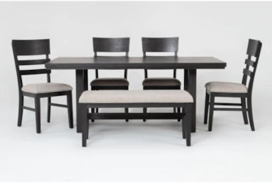 Black Kitchen + Dining Room Sets