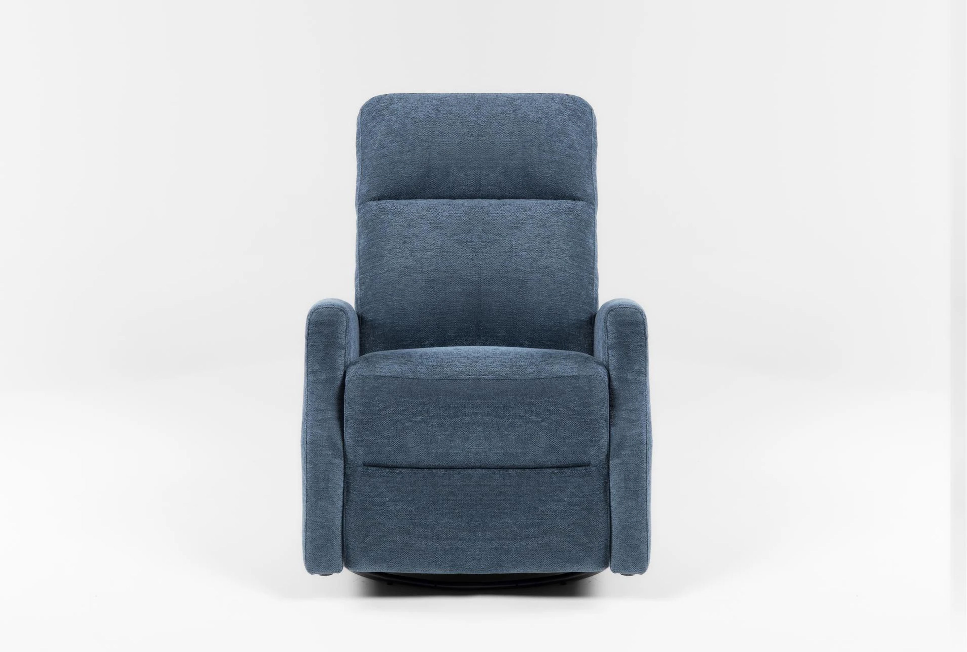Sanders Indigo 29" Manual Swivel Recliner Chair