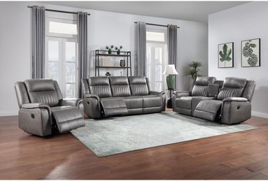 Kristopher Grey 3 Piece Living Room Set