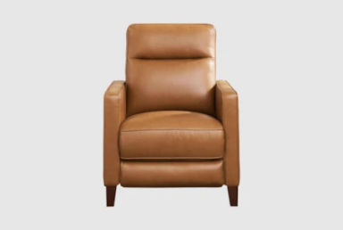 Ayla Brown Power Headrest Top Grain Leather Zero Gravity Recliner