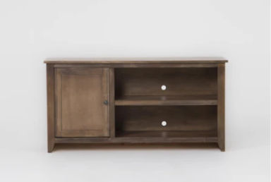 Glenn Bourbon 56&quot; Wood TV Stand
