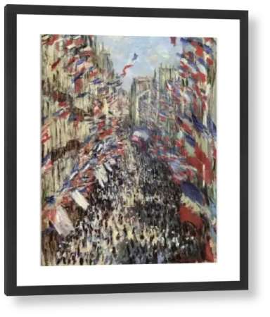 Monet: Celebration, 1878 Print - Rue Montorgueil in Paris. Art Prints, Posters & Puzzles from Granger
