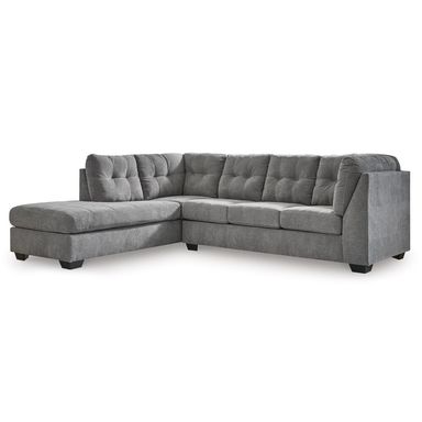Ashley Marleton 2-Piece Left Facing Sectional with Chaise in Gray