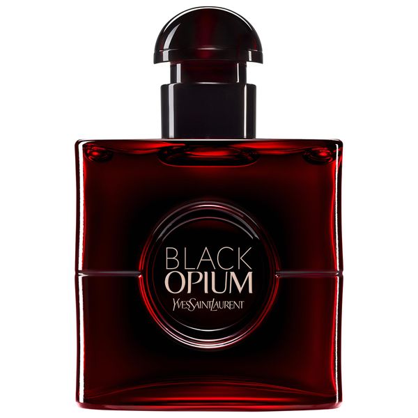 Yves Saint Laurent Black Opium Eau de Parfum Over Red with Cherry & Coffee 1 oz eau de parfum