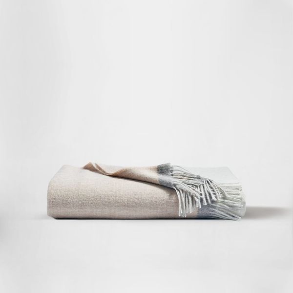 Silk & Snow 100% Alpaca Wool Throw Blanket, in Sydney